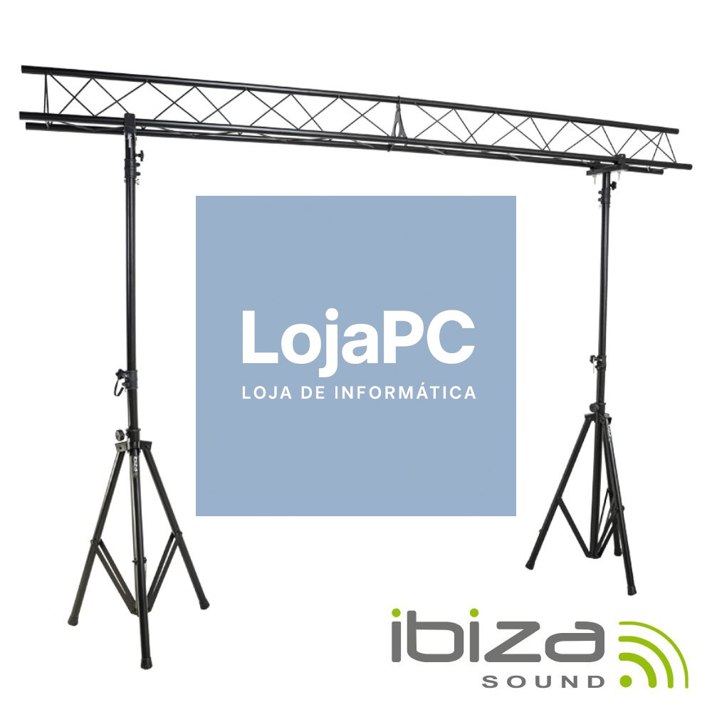 Suporte P/ Luzes 2 Barras 1.5-3m 12 Aparelhos IBIZA