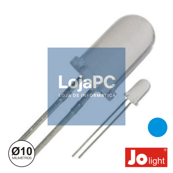 LED 10MM ALTO BRILHO AZUL JOLIGHT