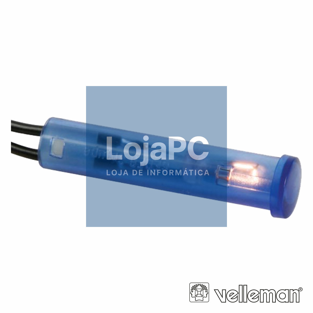 LUZ PILOTO REDONDO AZUL 24V 7MM VELLEMAN