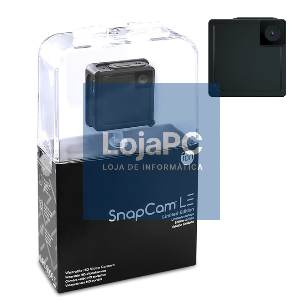 Câmara De Ação Full HD WiFi 8mp IPX4