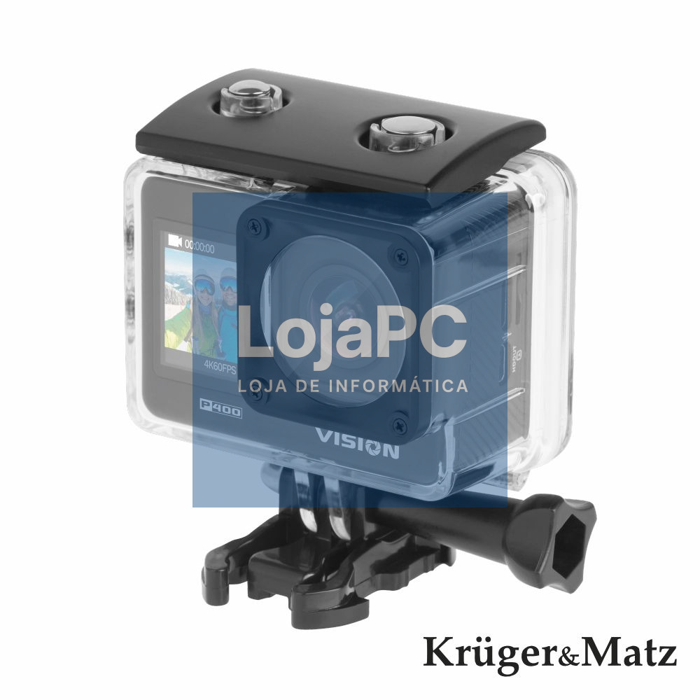 Câmara De Ação Ultra HD 4K 60FPS WIFI VISION P400 KRUGERMATZ