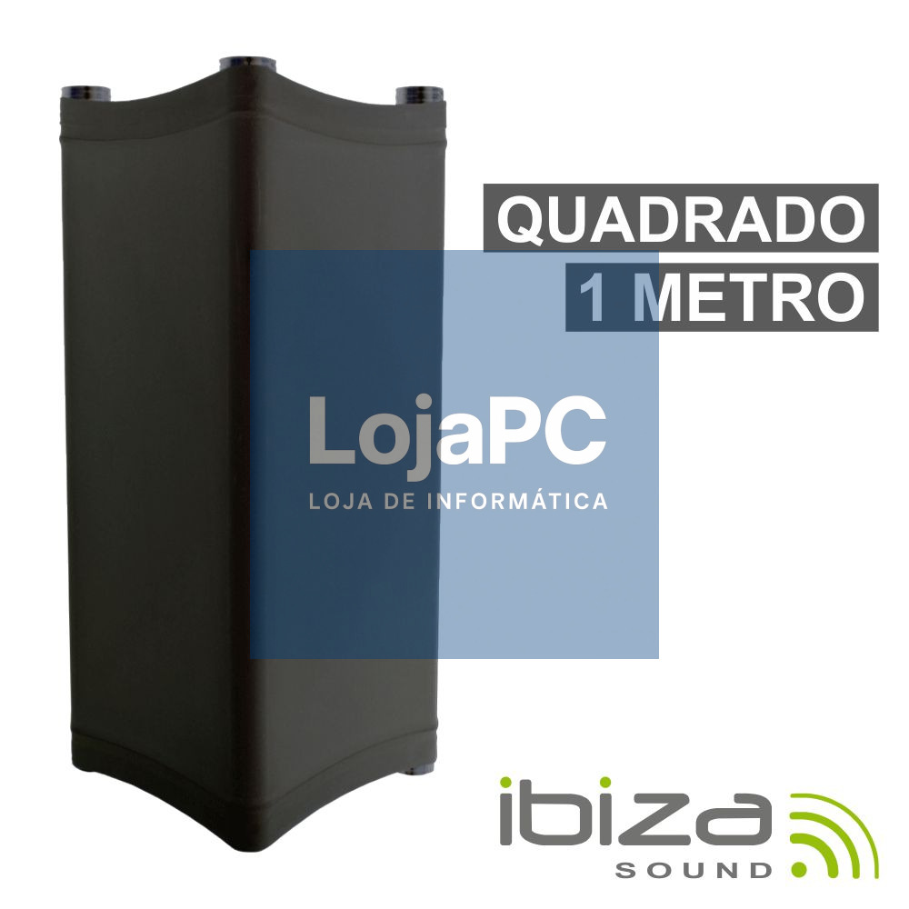 Licra P/ Estruturas Quadradas C/ 1M 190g/M² Preto IBIZA