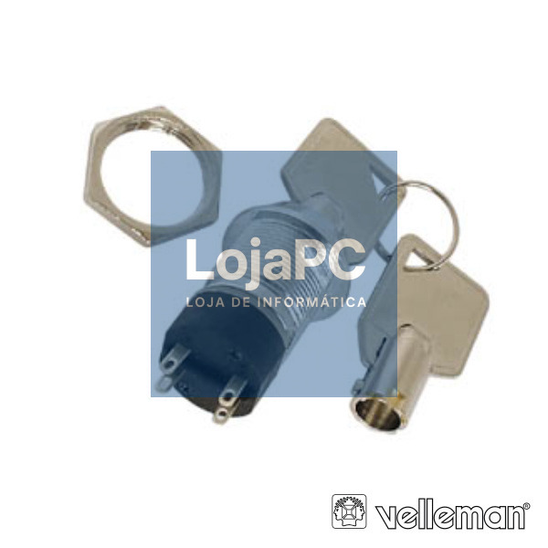 INTERRUPTOR C/ CHAVES 2P ON-OFF DPST VELLEMAN