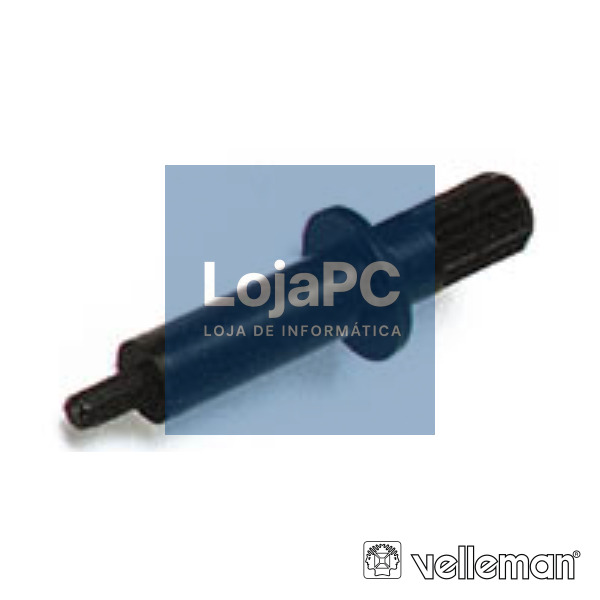 VEIO P/ POTENCIÓMETRO DE AJUSTE 4.9MM PRETO
