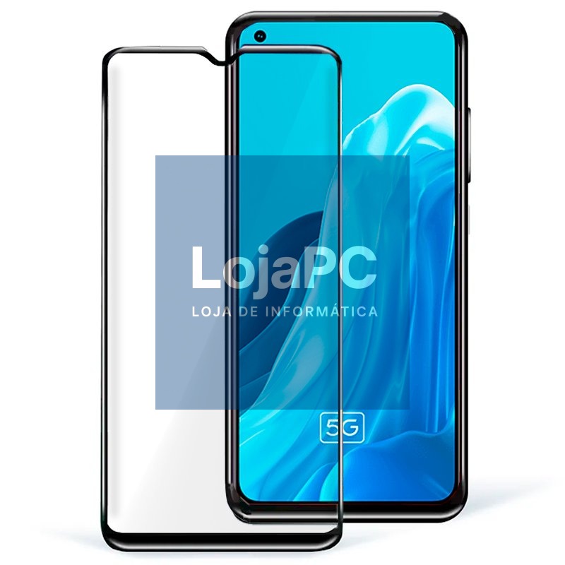 Tempered Glass Screen Protector COOL for Oppo Reno 8 Lite 5G (FULL 3D)