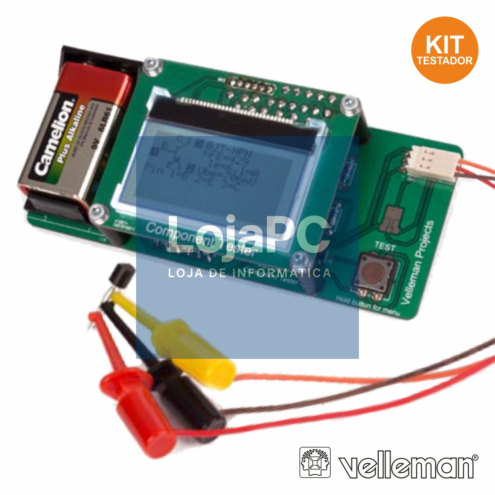 KIT P/ TESTE DE COMPONENTES VELLEMAN