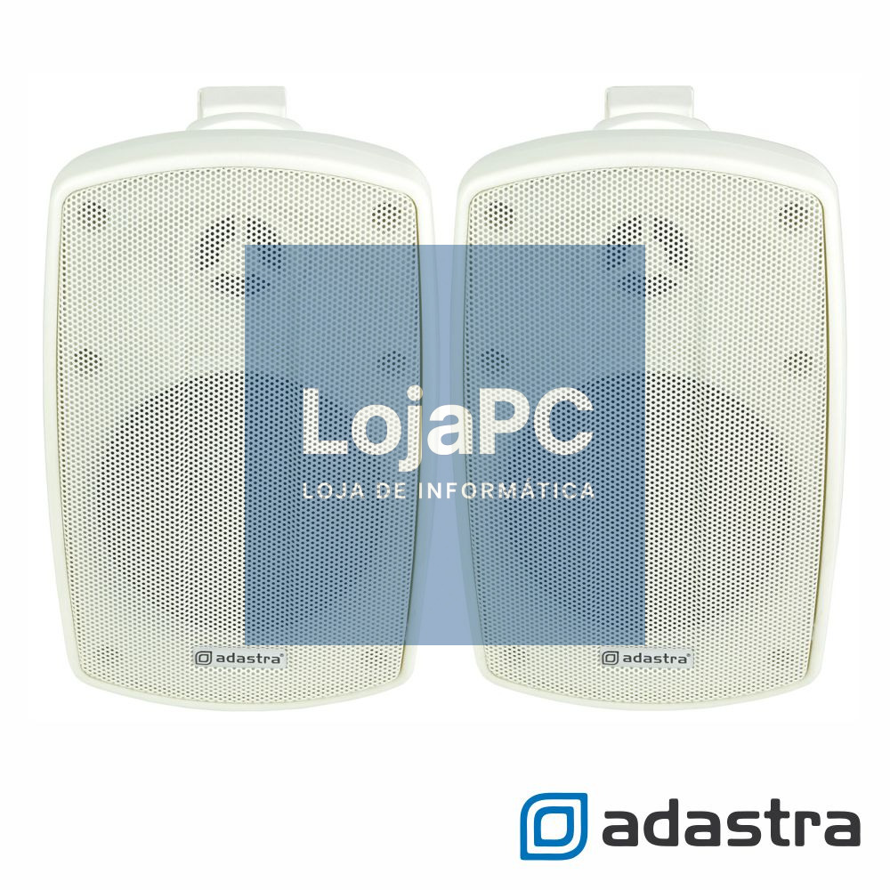 Conjunto De 2 Colunas 4" 60W IP44 Branco ADASTRA