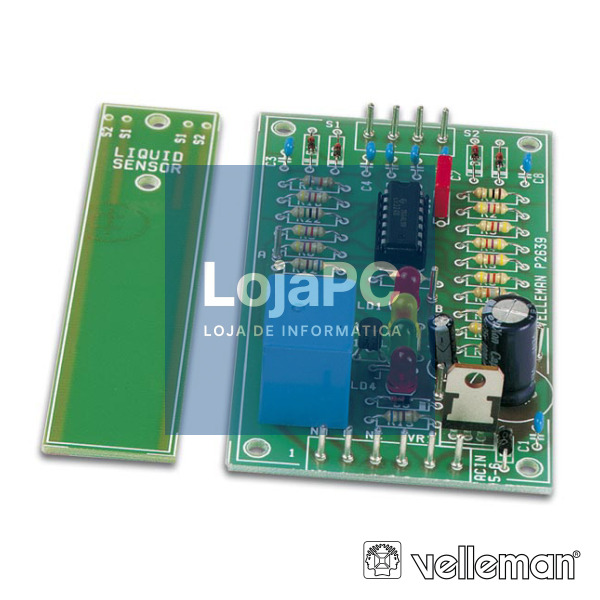 KIT CONTROLADOR DO NÍVEL DE LÍQUIDOS VELLEMAN