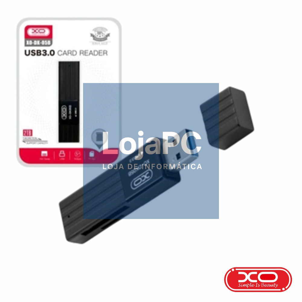 Leitor Cartões De Memória USB 3.0 SD/MicroSD XO