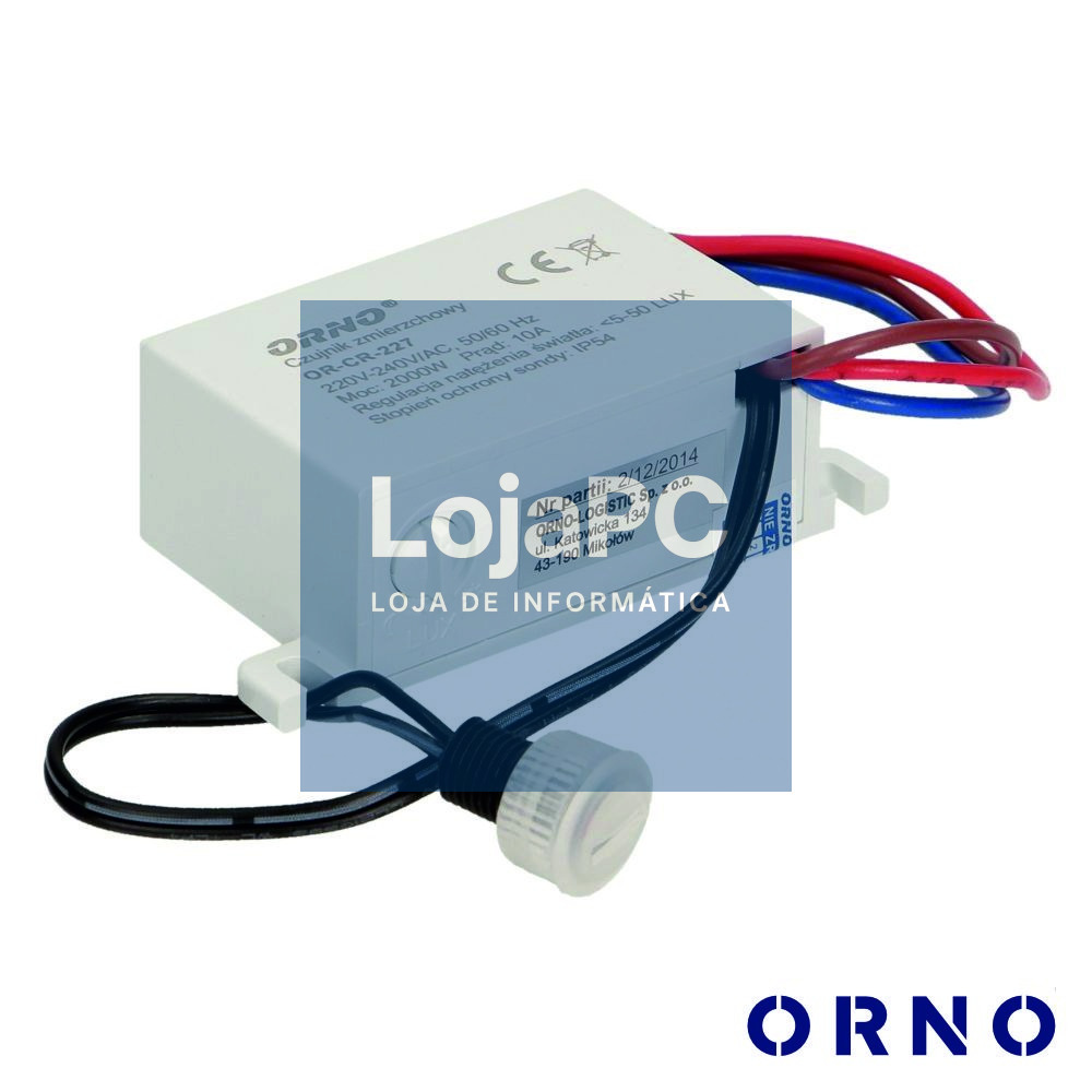 Detector De Movimentos P/ Fitas LED Branco ORNO