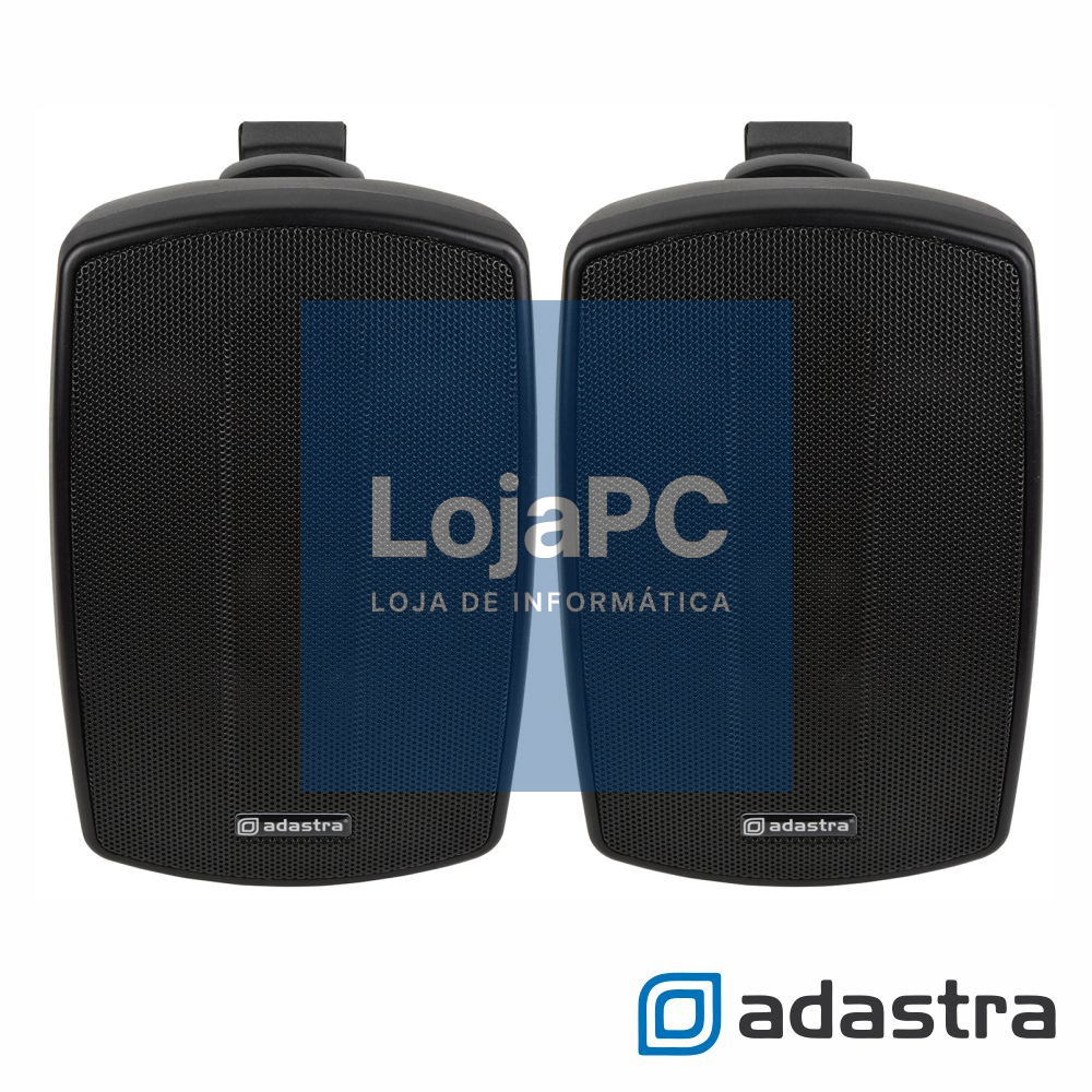 Conjunto De 2 Colunas 4" 60W IP44 Preto ADASTRA