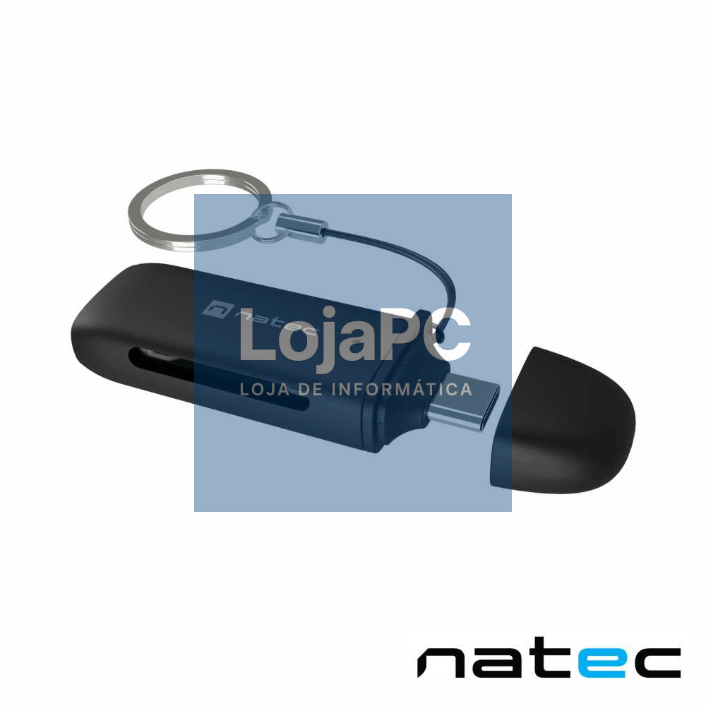 Leitor De Cartões de Memória USB-C 3.2 SCARAB C NATEC