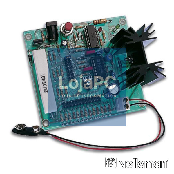 KIT CARREGADOR DE BATERIAS UNIVERSAIS VELLEMAN