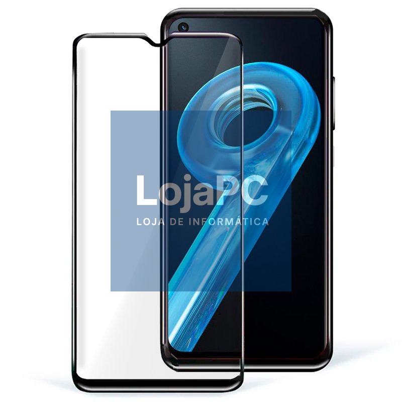 Tempered Glass Screen Protector COOL for Realme 9i / Oppo A76 / A96 (FULL 3D)
