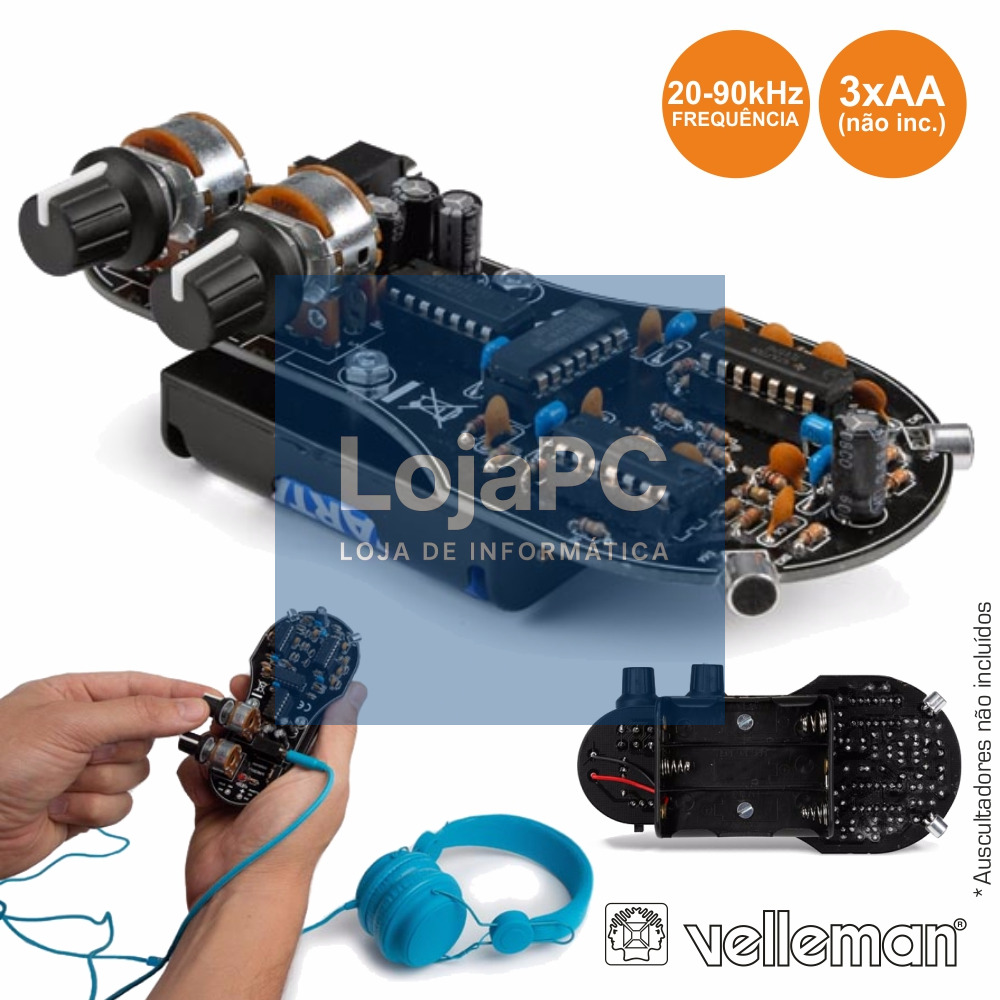 KIT DETECTOR SOM ULTRASONICO VELLEMAN