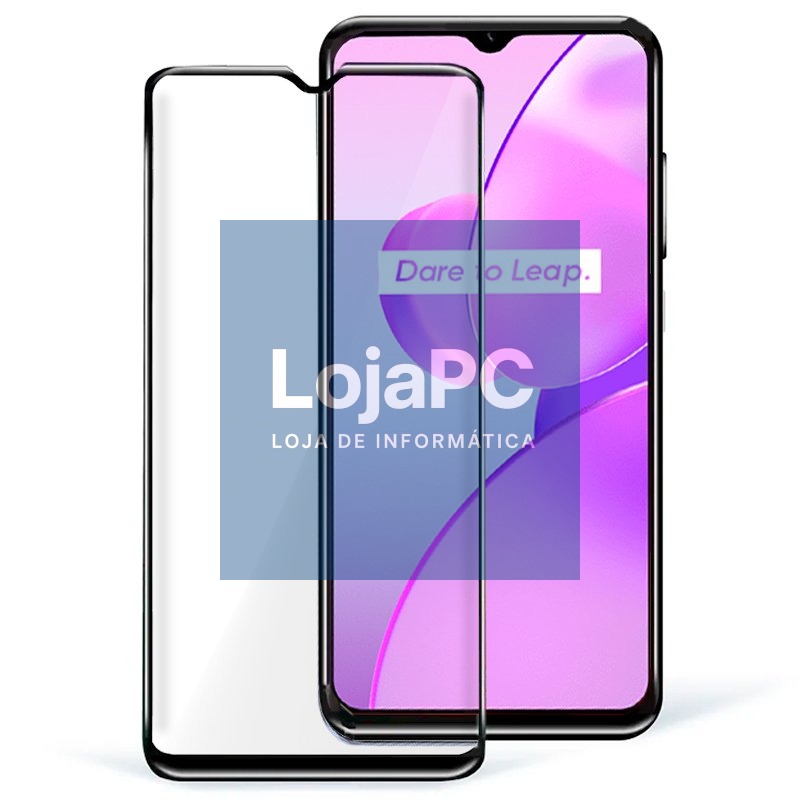 Tempered Glass Screen Protector COOL for Realme C31 / C35 / C30 / C33 / Oppo A17 (FULL 3D)
