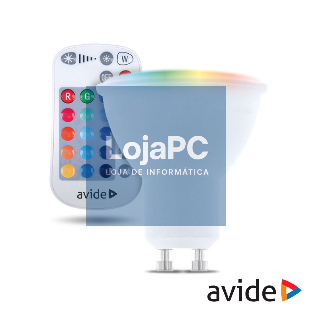 Lâmpada E27 Dimável 4.5W LED Wifi+BT 400lm AVIDE