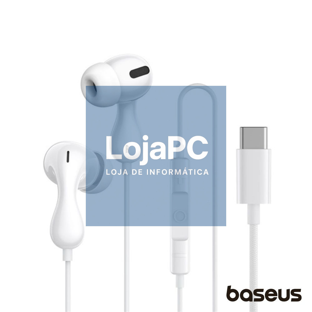 Auscultadores Stereo C/ Fios E Microfone Encok CZ20 BASEUS
