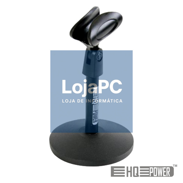 SUPORTE P/ MICROFONE DE MESA HQ POWER