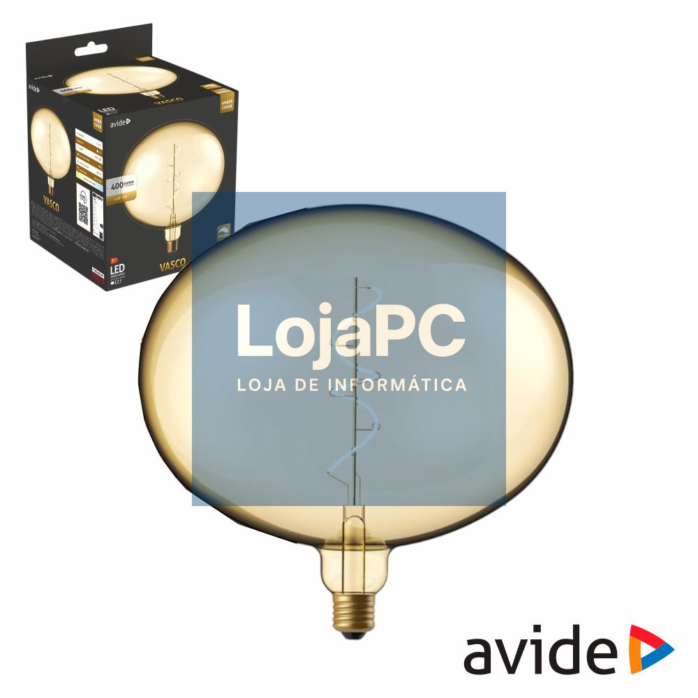 Lâmpada E27 4.5W 240V Filamento 2200K 400lm Dimável Vasco