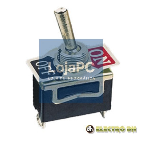 INTERRUPTOR ALAVANCA UNIPOLAR ON-OFF 10A / 250V EDH