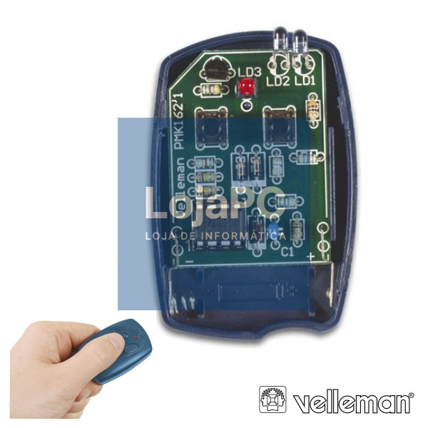 KIT COMANDO DE 2 CANAIS IR VELLEMAN