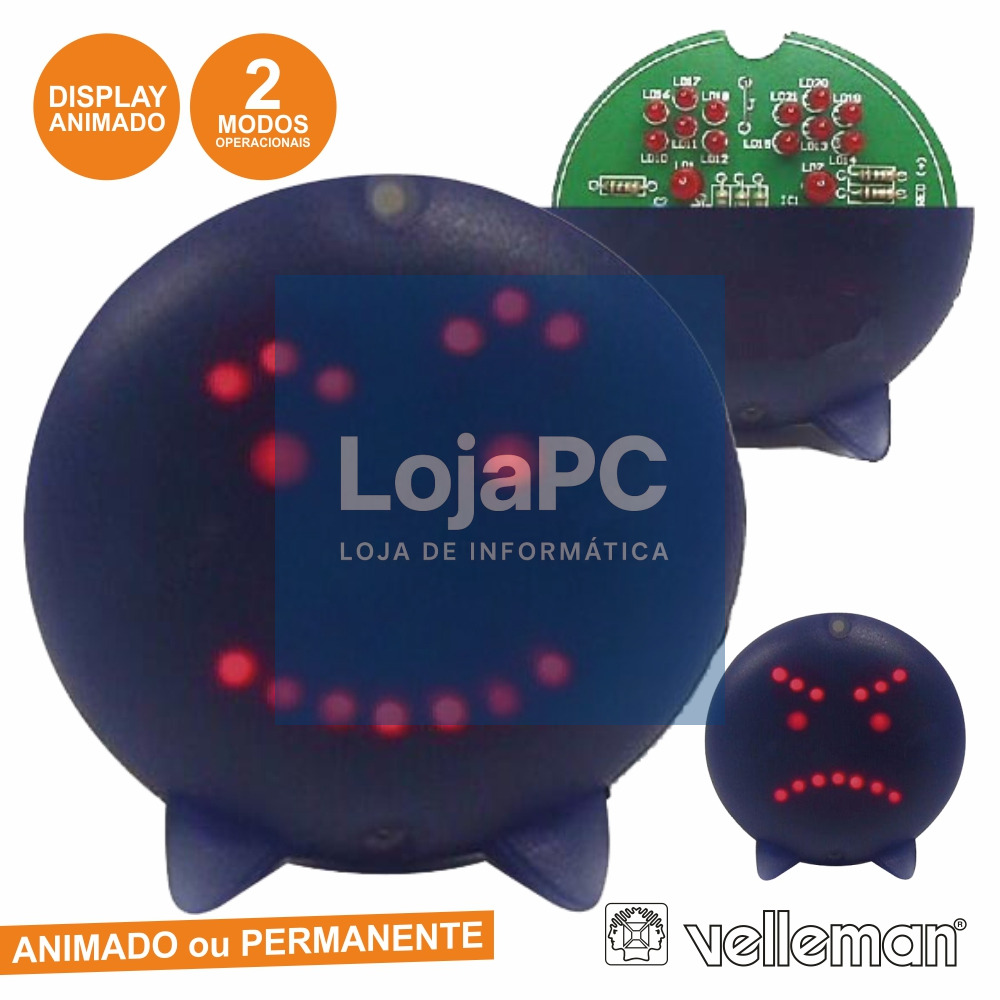 KIT DISPLAY LEDS ANIMADOS ELECTRONICO VELLEMAN