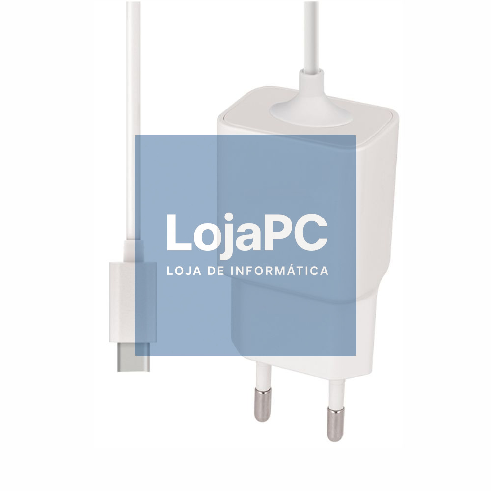 Alimentador Compacto USB-C 2.1A Branco