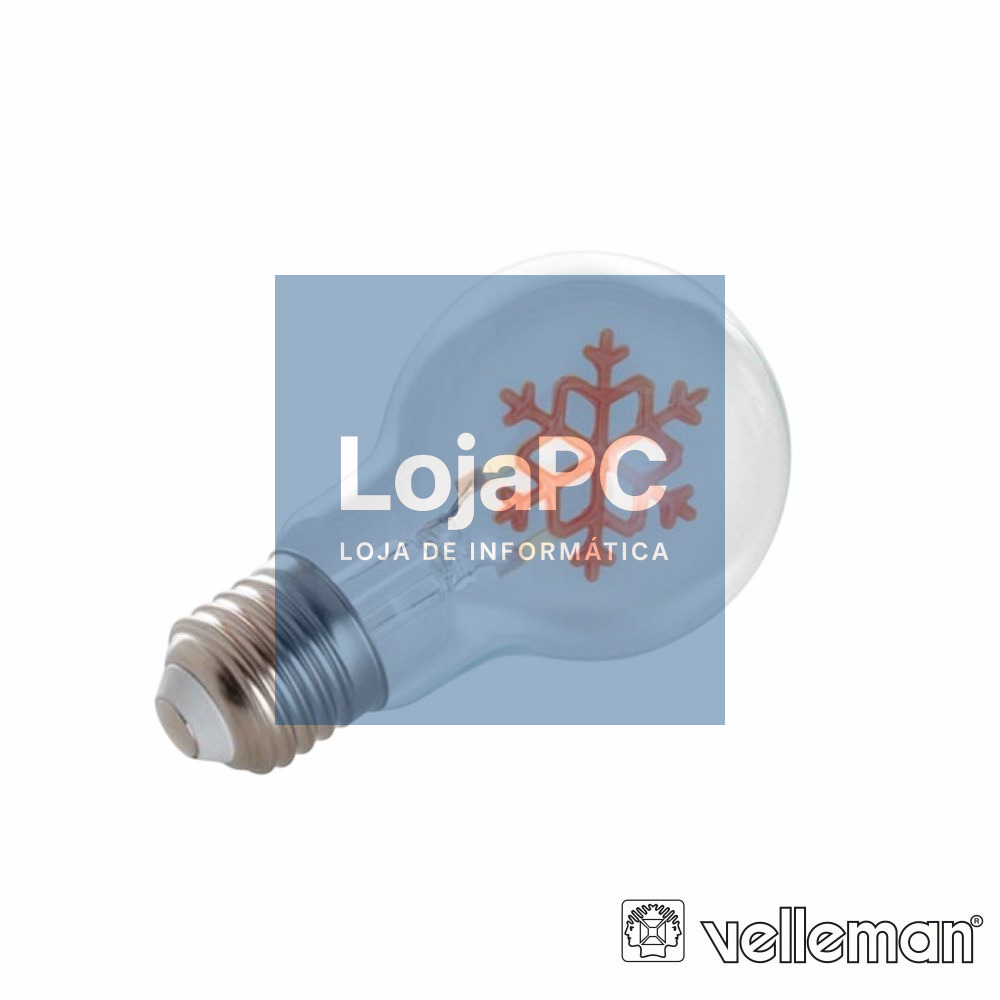 Lâmpada LED E27 Filamento "Floco de Neve" 2W 240V 2500K 60lm