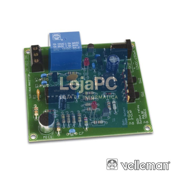 KIT COMUTADOR CLAP ON-OFF VELLEMAN