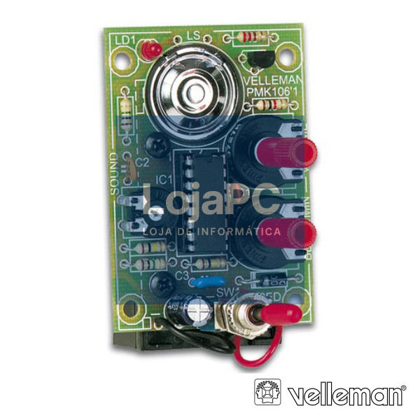 KIT METRÓNOMO C/ LED E COLUNA VELLEMAN