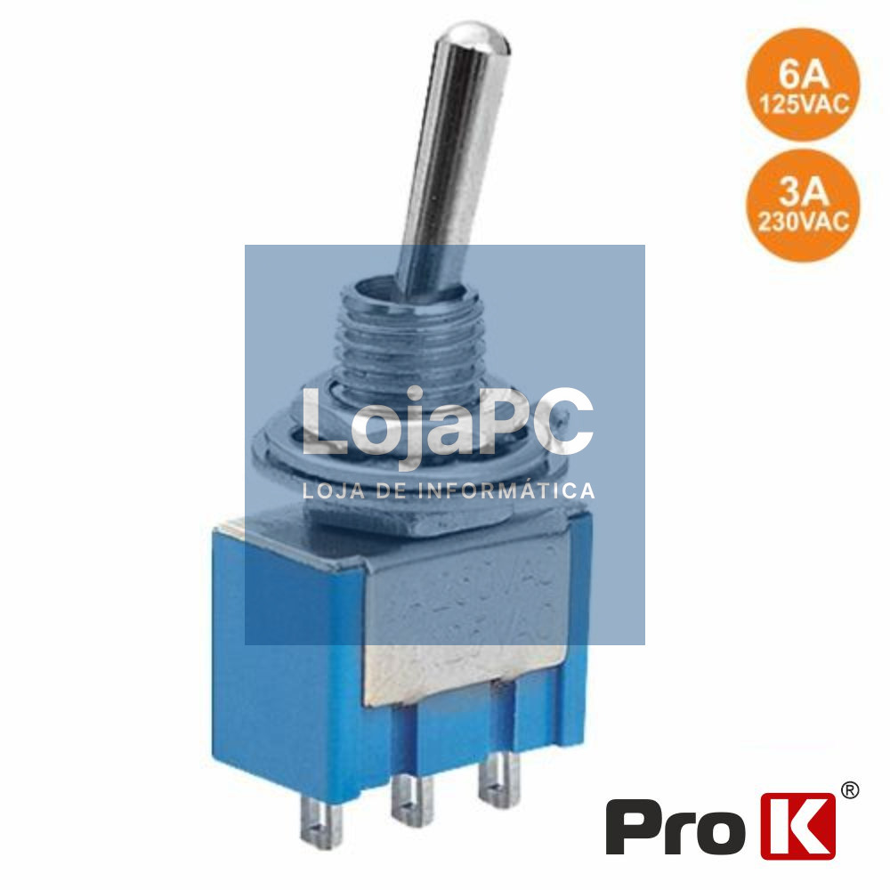 INTERRUPTOR ALAVANCA MINIATURA ON-OFF-ON PROK