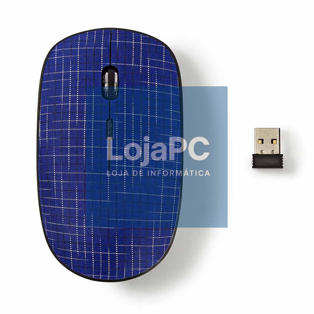 Rato S/ fios 1600 dpi 3 botões Azul NEDIS