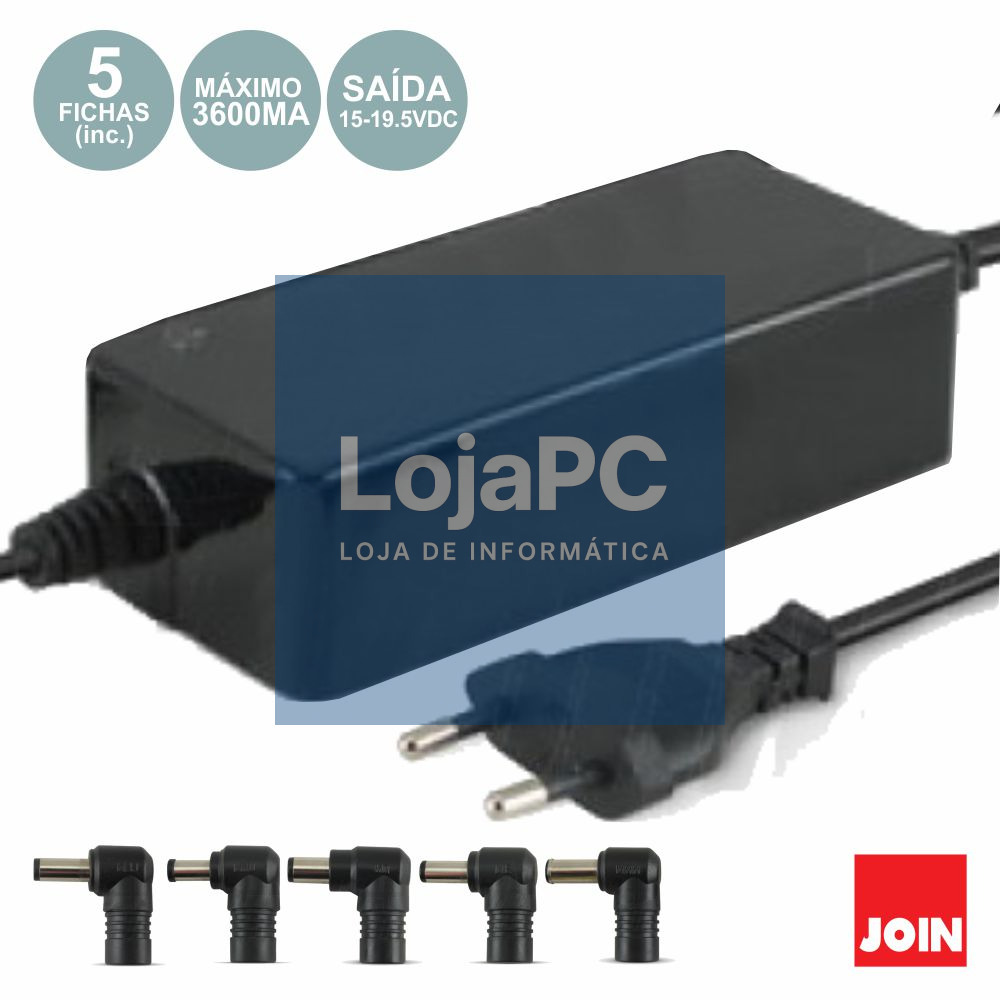 ALIMENTADOR COMPACTO 15-19.5V 3.6A 70W JOIN