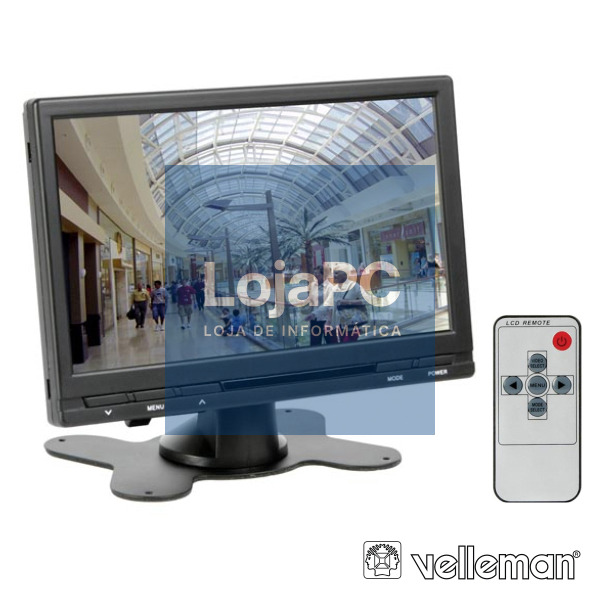 MONITOR DIGITAL TFT-LCD 7" C/ COMANDO DISTANCIA 16:9 4:3