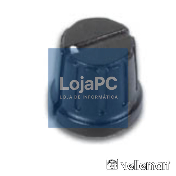 BOTÃO PRETO C/ PONTO BRANCO 20.8x6MM