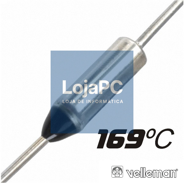 FUSÍVEL TÉRMICO 169ºC 250V VELLEMAN
