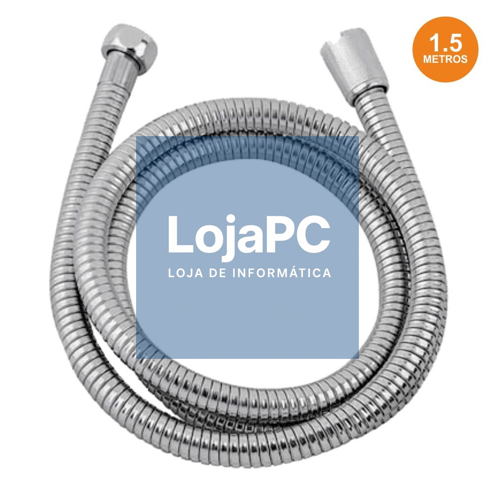 BICHA FLEXÍVEL P/ DUCHE 1.5M INOX
