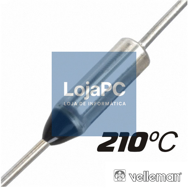 FUSÍVEL TÉRMICO 210ºC 250V VELLEMAN