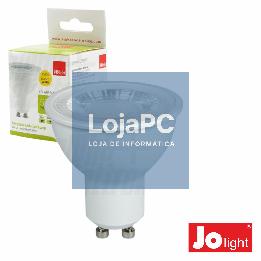 Lâmpada LED GU10 Dimável 7W 50º 230V 4000K 550lm JOLIGH