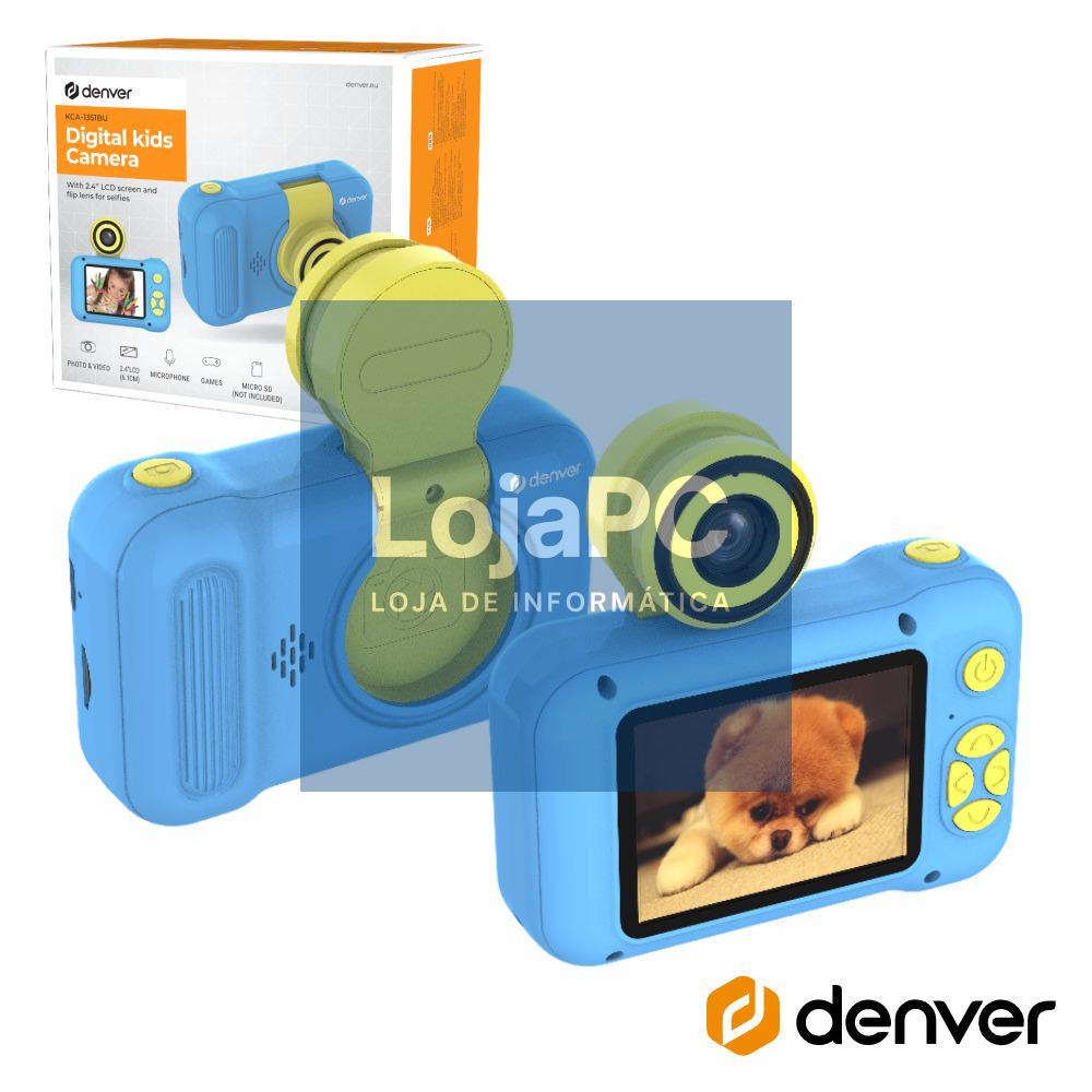 Câmara Digital Azul P/ Crianças DENVER