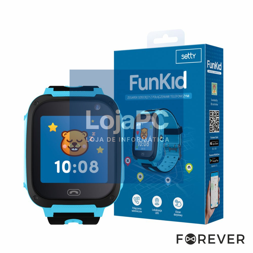 Smartwatch Infantil com Localização LBS FunKid Azul