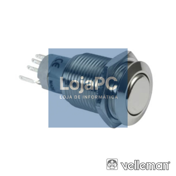 INTERRUPTOR REDONDO DE METAL DPST 1NA 1NC