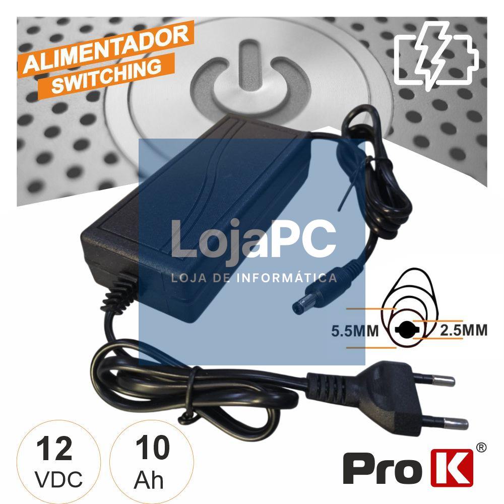 ALIMENTADOR SWITCHING 12V 10A
