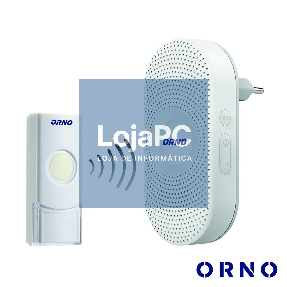 Campainha S/ Fios C/ 1 Receptor 300m ORNO