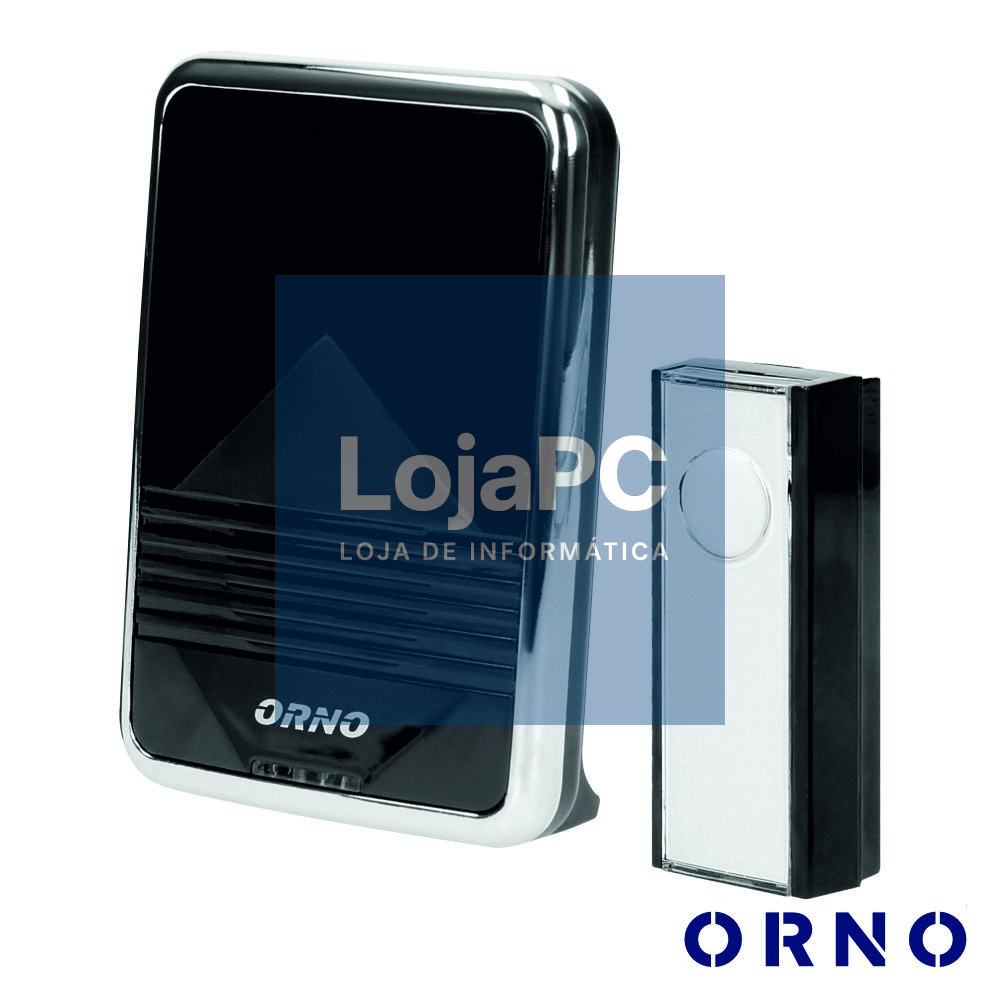 Campainha Portátil C/ 1 Receptor 300m ORNO