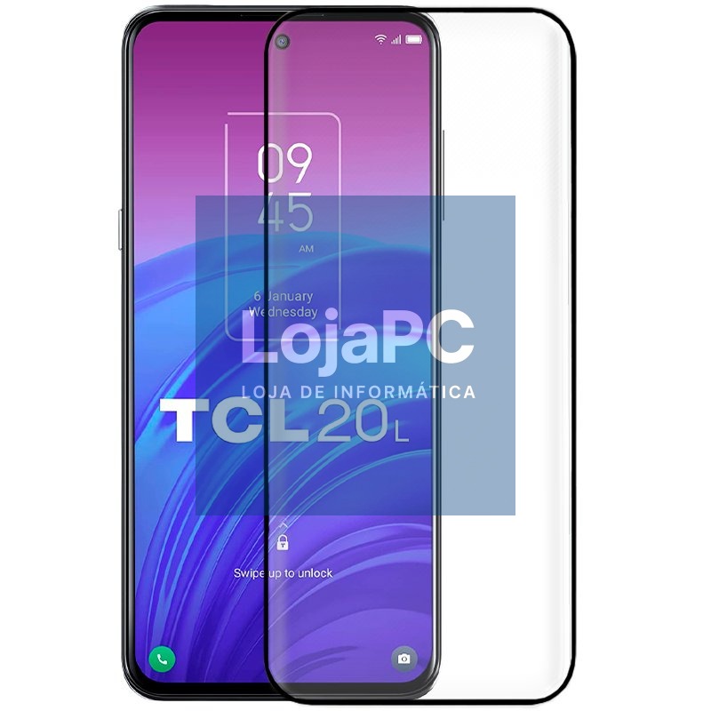 Tempered Glass Screen Protector COOL for TCL 20 5G / 20L / 20L Plus (FULL 3D)