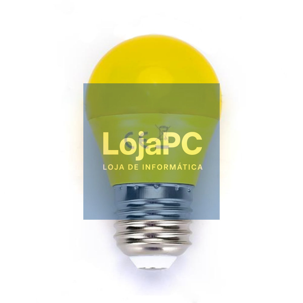 Lâmpada E27 4W= 30W 230V LED Amarelo
