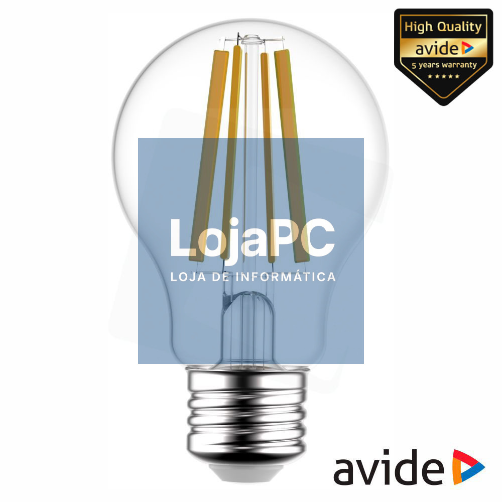 Lâmpada LED E27 Globo Filamento 8.5W 230V 4000K 1055lm AVIDE