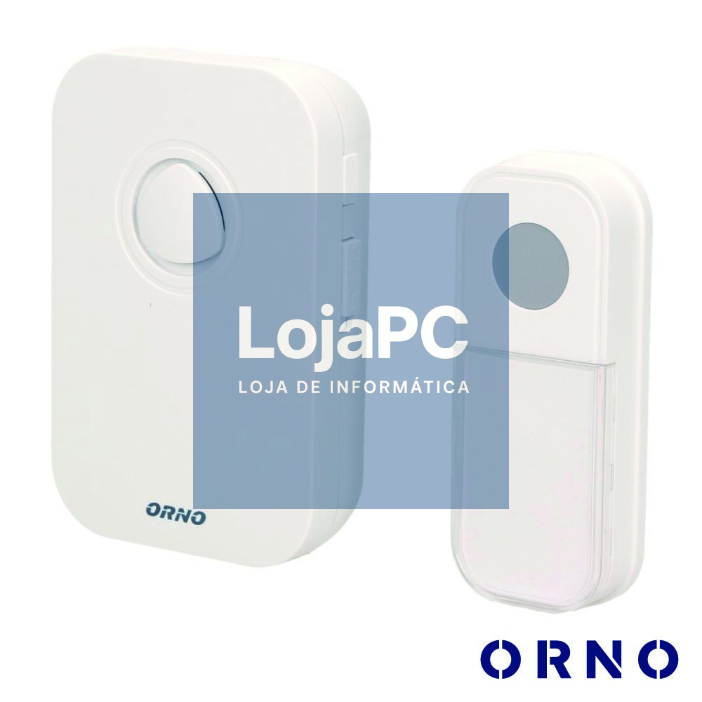 Campainha Portátil C/ 1 Receptor 100m ORNO